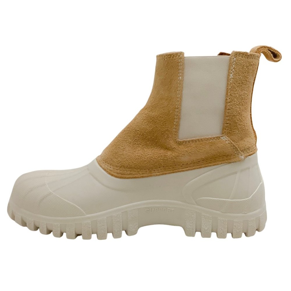 Diemme Beige Suede Balbi Chelsea Duck Boots - Picture 3 of 13